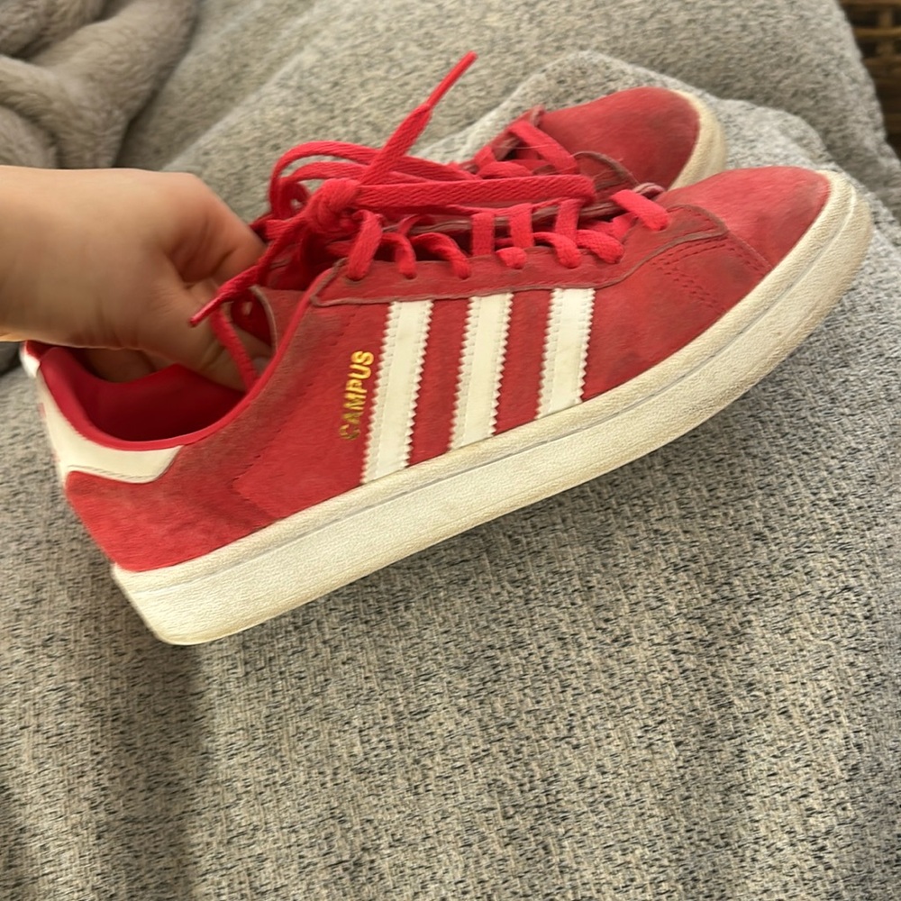 Women’s Adidas Campus shoe- cherry red